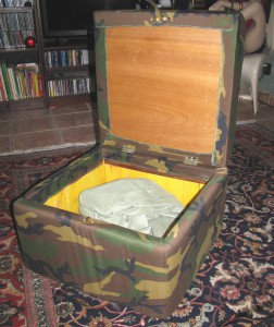 Hocker offen